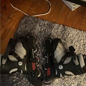 Kids Inline Skates - Black and Gray